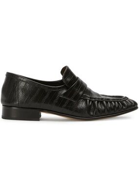 Tony Bianco Gatsby Loafers in Black Anguille